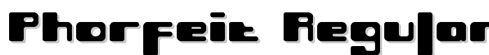 Phorfeit Regular BRK font